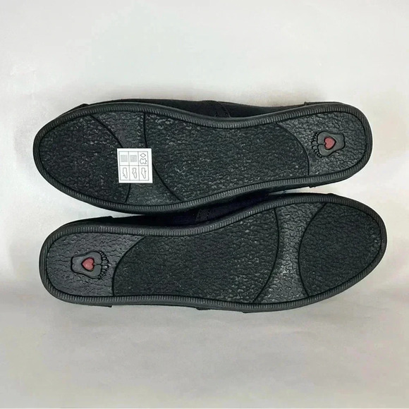 Skechers Bobs peace and love women’s casual slip ons all black - Picture 6 of 8